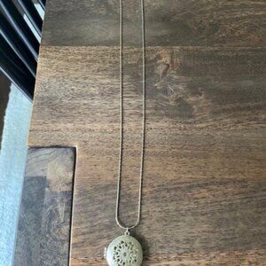 Gold Tone Locket Filigree